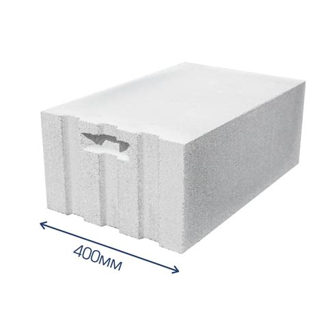 Блок газобетонный с пазом, гребнем и захватом для рук 625x400x250, D500 ...