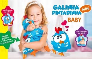 Boneca Galinha Pintadinha Meu Bebe Roma Brinquedos Shopee Brasil