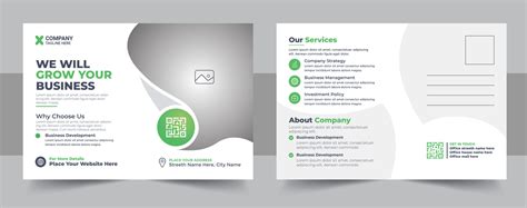 Creative postcard design template, amazing and modern postcard design ...