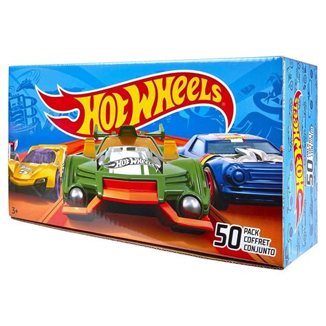 HOT WHEELS Coffret De 50 Voitures Hot Wheels Pas Cher Auchan Fr