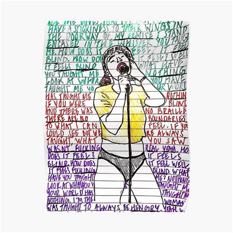 Bikini Kill Riot Grrrl Kathleen Hanna Poster For Sale By Madsterbater Redbubble