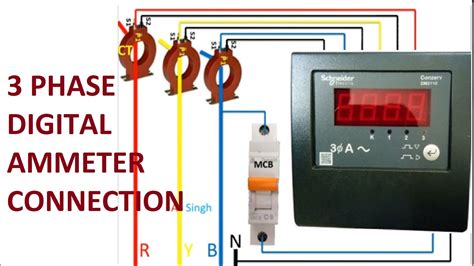 Analog Ac Ammeter Circuit Diagram Ammeter Connection Diagram