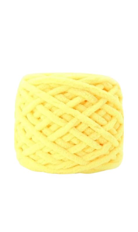 Soft Thick Yarn for Crochet Knitting Yellow | Shop Today. Get it ...