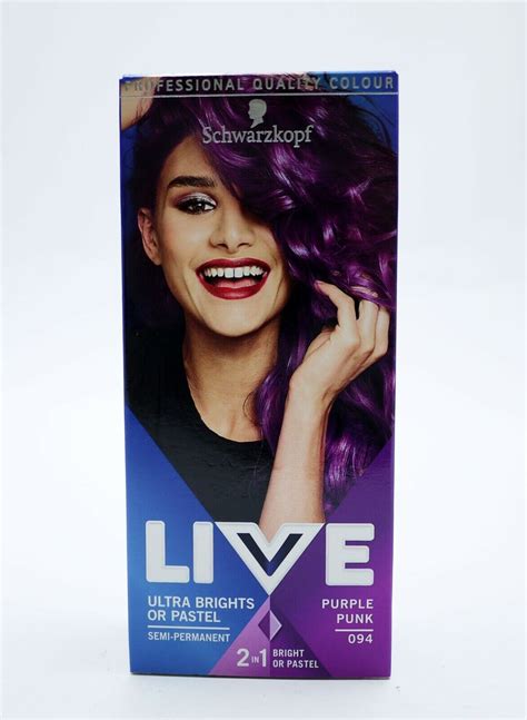 Schwarzkopf Live Range Intense Hair Colours Permanent Or Semi Permanent Hair Dye Ebay