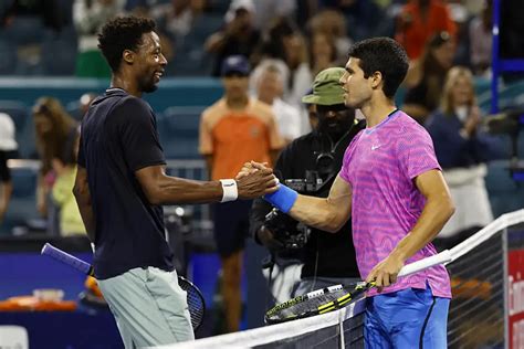 Miami Alcaraz domine Monfils et file en huitième les résultats de la