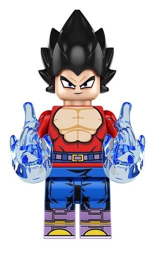 Klocki Dragon Ball Figurka Vegeta SSJ4 Smocza Kula 14701188437