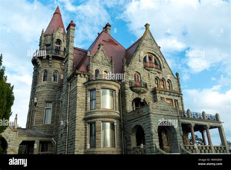 Craigdarroch Castle Victoria Vancouver Island Canada Hi Res Stock