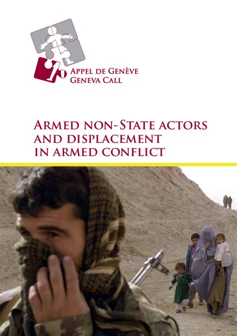 Pdf Armed Non State Actors And Displacement In Armed Conflict