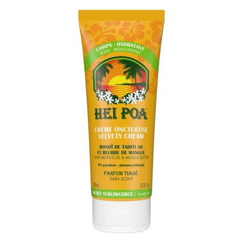 Hei Poa Soin Corps Creme Onctueuse Hydratante Tiare Ml