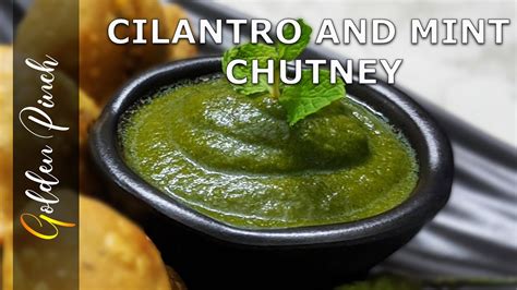 Coriander Chutney Green Chutney Recipe Cilantro And Mint Dhaniya