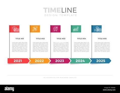 Timeline Infographics Icons For Business Data Visualization Stock