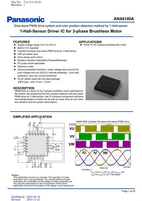 PDF Sine Wave PWM Drive System And Rotor Position 3 Phase Full