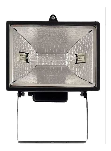 Reflector Halogeno 500w Negro 110v 042801 Mercado Libre