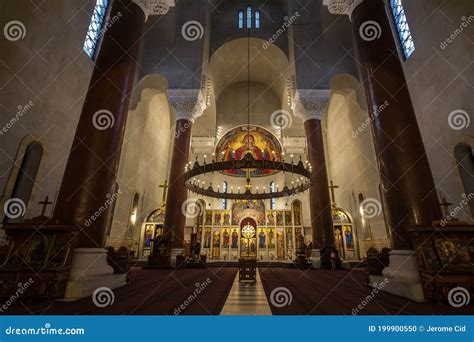 Interior Church of Saint Mark, Also Called Crkva Svetog Marka, with ...