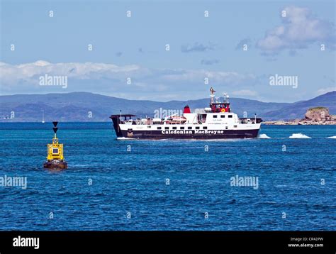 Caledonian Macbrayne Car Passenger Ferry Loch Buie Heading For Baile