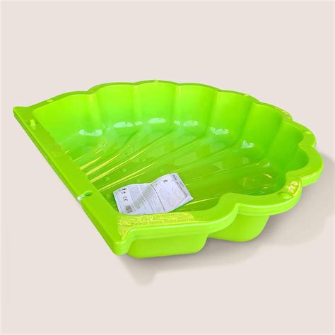 Bac Sable Coquillage En Plastique Vert Soulet