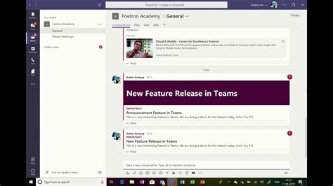 How To Share Important Announcements In A Channel In Microsoft Teams