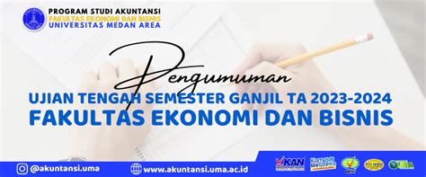 Pengumuman Ujian Tengah Semester Ganjil Ta Jurusan