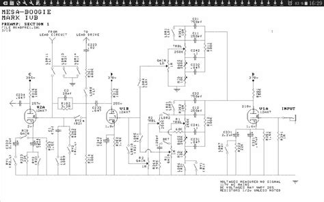 An Inside Look Mesa Boogie Mark Iic Schematic