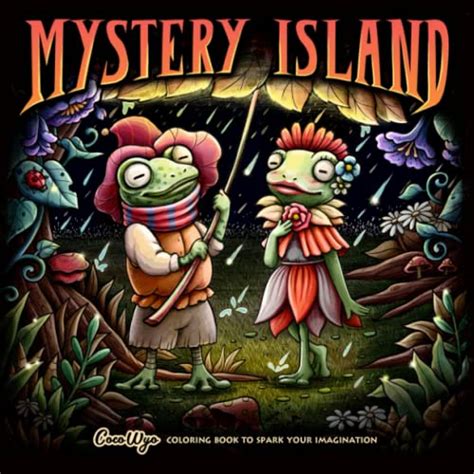 Mystery Island Coloring Book: A Coloring Book Features Beautiful ...