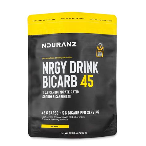 Nrgy Drink Bicarb 45: Sports Drink with Sodium Bicarbonate