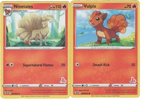 Ninetales 030264 Battle Academy Stamp Fusion Strike