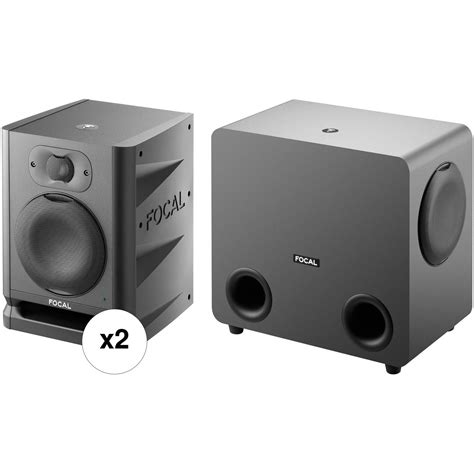 Focal Alpha 50 Evo Active 5 Monitors And Sub One Subwoofer Kit