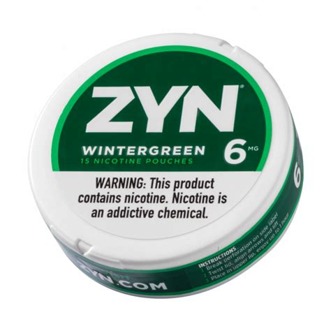 Buy Zyn Wintergreen 6MG Nicotine Pouches: Just $3.59 Online