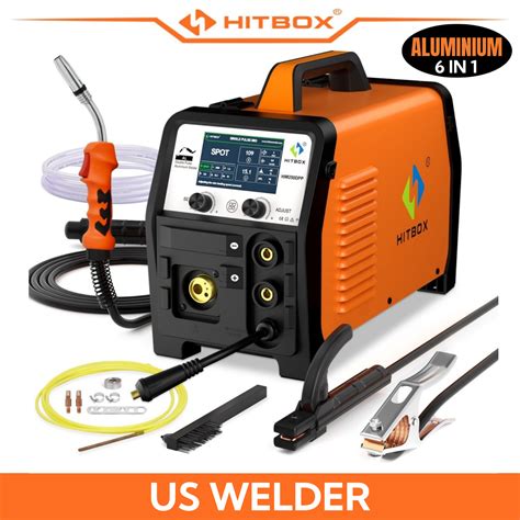 New And Used HITBOX MIG Welder IGBT 200A MIG MMA Weld Aluminum Welding