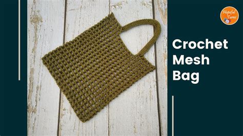 Mini Mesh Bag Free Crochet Pattern Video Diy Magazine Atelier Yuwa Ciao Jp