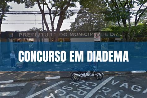 Concurso Em Diadema Aproveite Os Ltimos Dias Para Garantir Sua Vaga