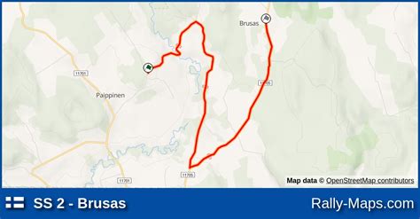 Ss Brusas Stage Map Keski Uusimaa Ralli Rally Maps