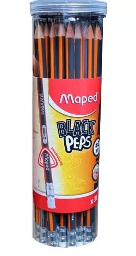 Lapiz Con Goma Maped Numero Hb Black Peps Bote Con Mercadolibre