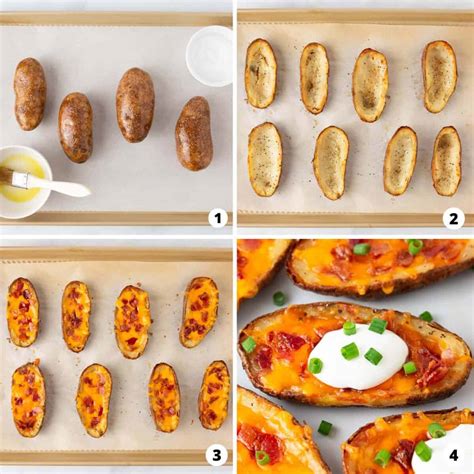 Easy Potato Skins With Cheese