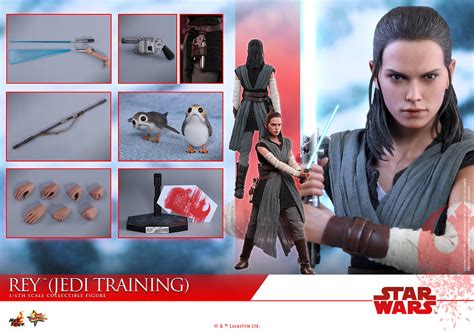 Hot Toys MMS446 星際大戰最後的絕地武士1 6 比例 芮 絕地訓練服 Star Wars The Last Jedi Rey Jedi Training