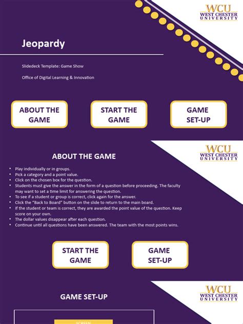 Jeopardy Template | PDF