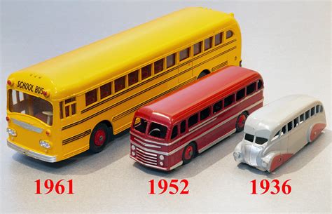 Dinky Toys Bus Size Comparison Over The Years Twenty Five Flickr