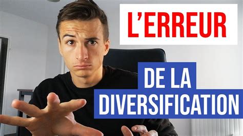 Commets Tu Cette Erreur En Bourse Trop Diversifier Mauvais Youtube