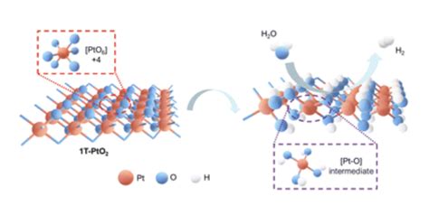 纳米人 Ees 用于澄清析氢反应pto活性位点的亚稳态氧化铂