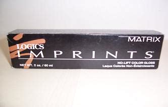 Logics Imprints I Ro Dark Red Orange Blonde By Matrix Discontinued