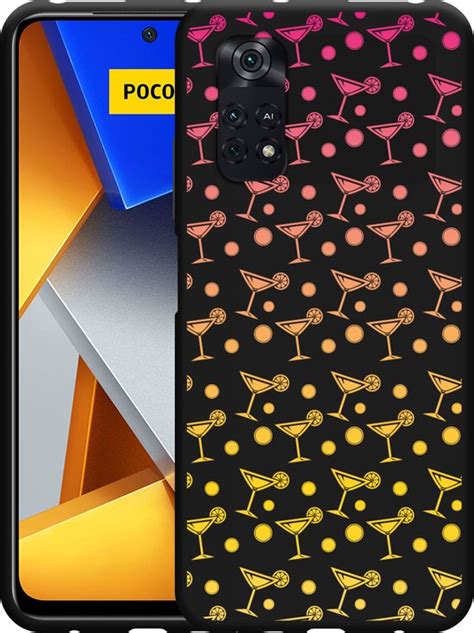 Xiaomi Poco M Pro Hoesje Zwart Cocktails Designed By Cazy Bol