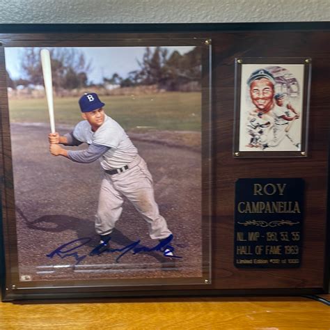 Roy Campanella Autograph - Hall Of Fame 1969 – Mima’s Shop