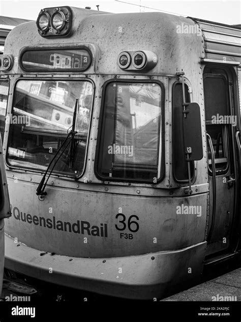 The original Queensland rail train still in working order Stock Photo ...