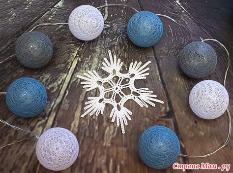 Эффектная снежинка крючком - Вязание - Страна Мам