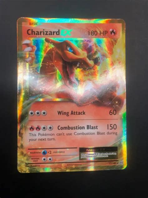 Charizard Ex Xy Evolutions Pokemon Card Holo Rare Near