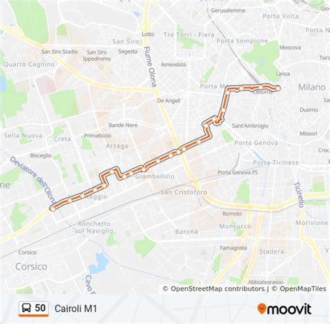 Linea Orari Fermate E Mappe Cairoli M Aggiornato