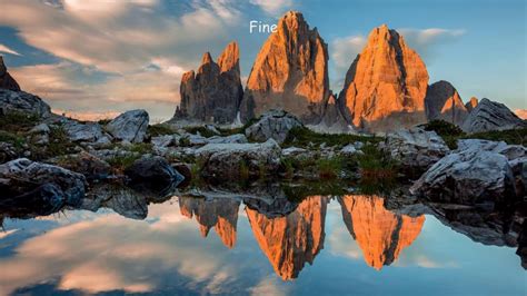 Lago Di Misurina E Le Tre Cime Di Lavaredo Simbolo Delle Dolomiti E