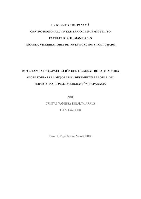 PDF UNIVERSIDAD DE PANAMÁ CENTRO up rid up ac pa 1678 1 cristal