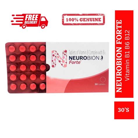 Neurobion Forte 30 Tablets Vitamin B Complex With Vitamin B12 Lazada