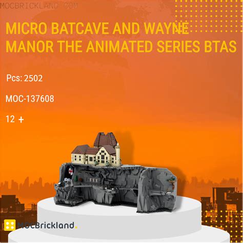 Micro Batcave And Wayne Manor The Animated Series Btas Mocbrickland